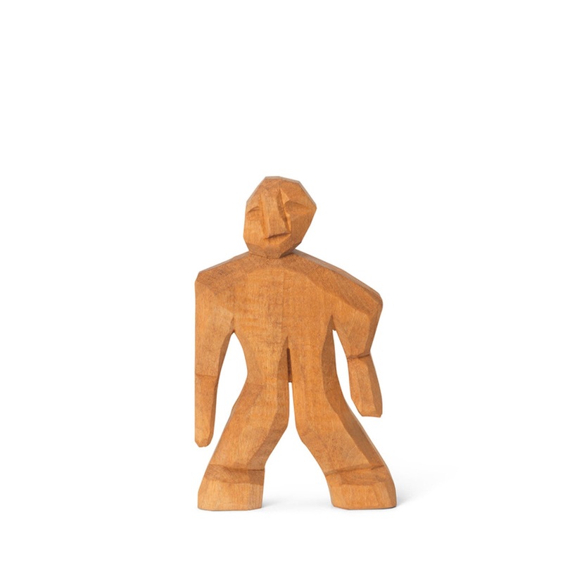 Hand Carved Figure – Otto Orange