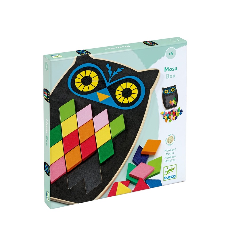 Coloured Mosaic Owl Game