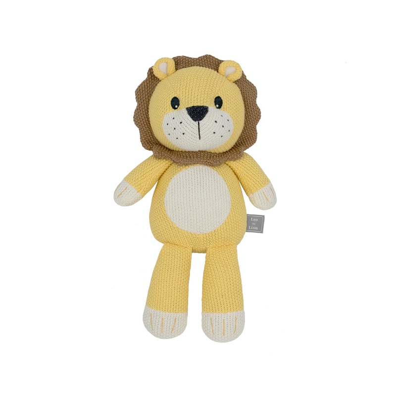 Knitted Toy Leo the Lion