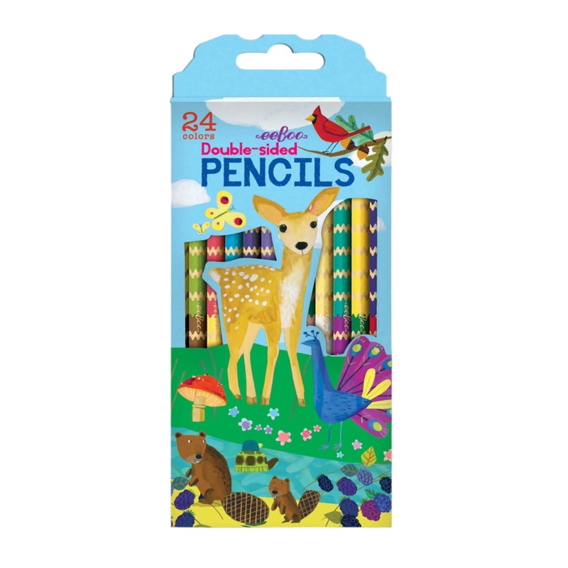 Life On Earth 12 Double Sided Pencils by Eeboo