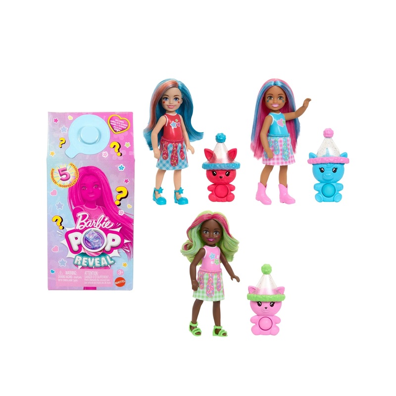 Barbie Pop Reveal Chelsea Shakes Series – Assorted