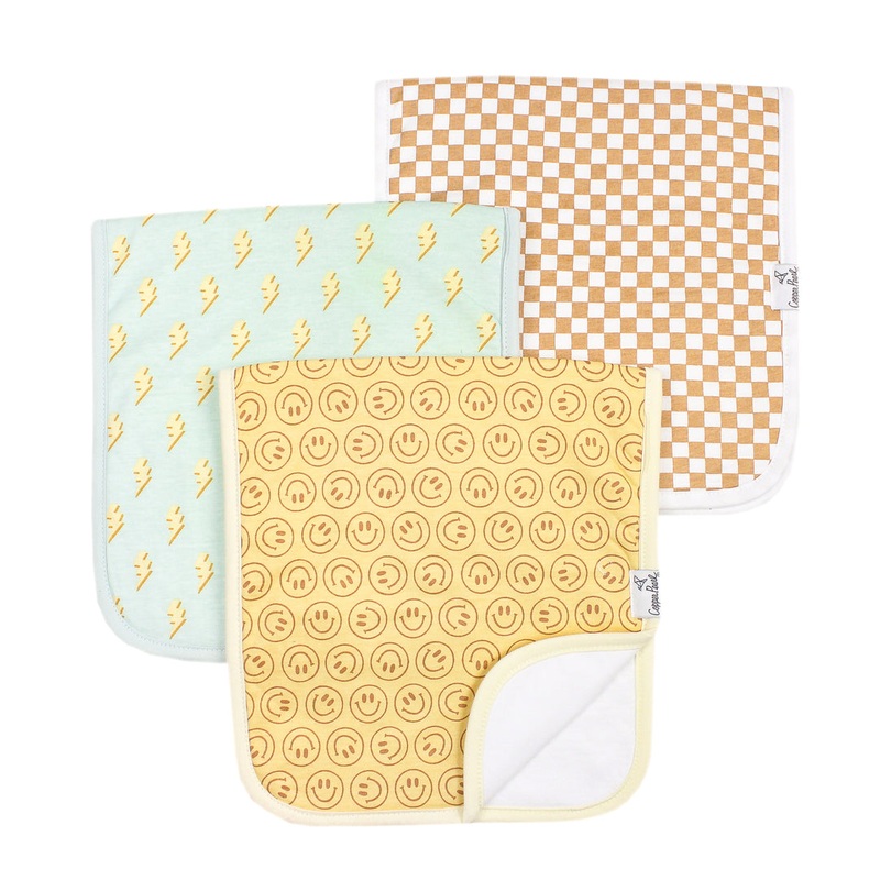 Premium Burp Cloths – Vance by Copper Pearl