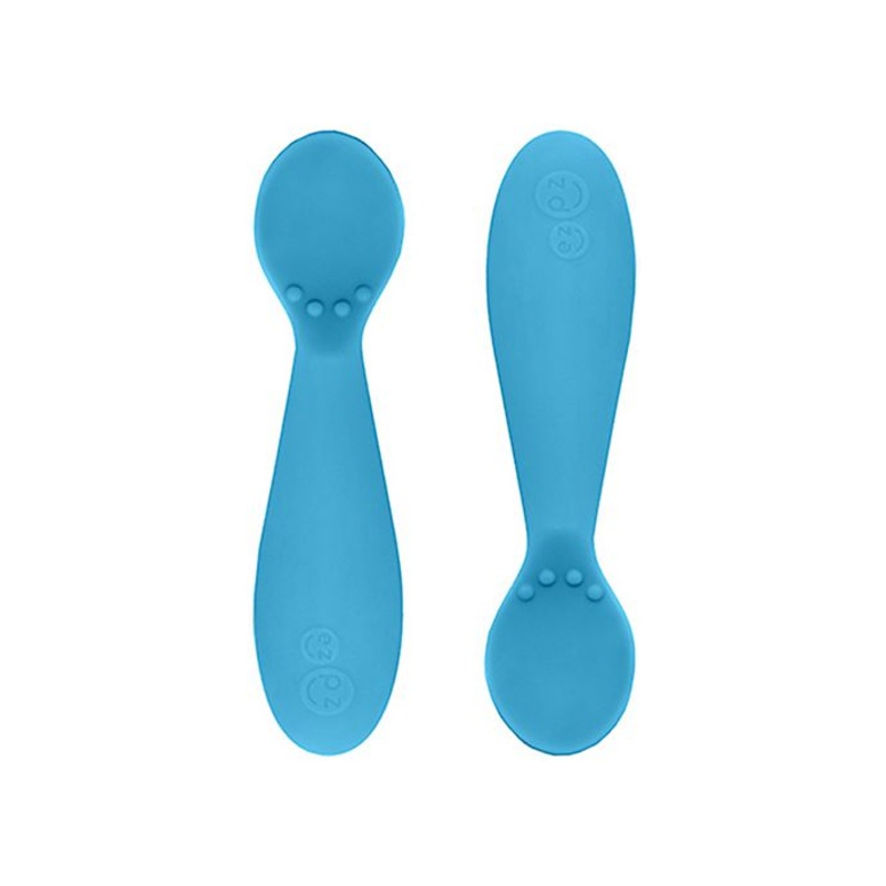 Tiny Spoon 2 Pack by EZPZ|Blue|Pewter|Blush|Sage