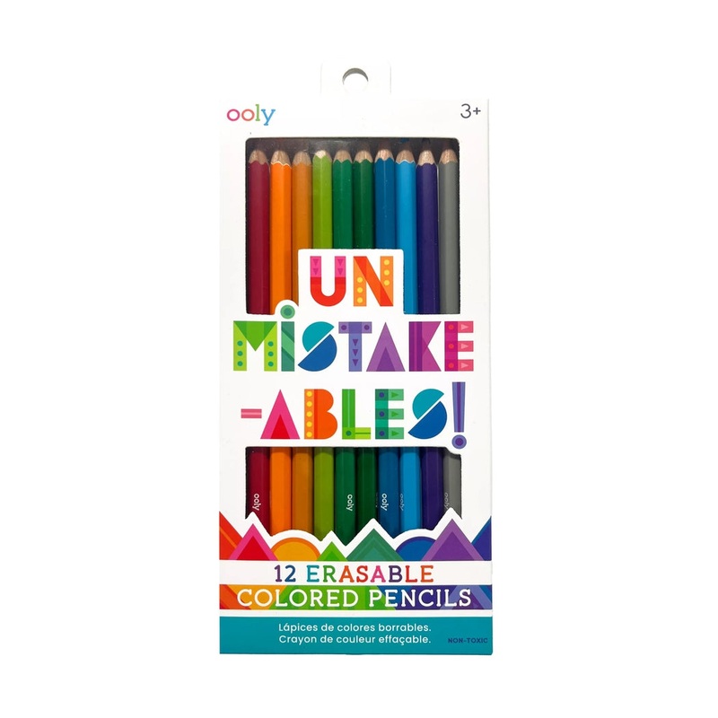 Un-Mistake-Ables! Erasable Colored Pencils by OOLY