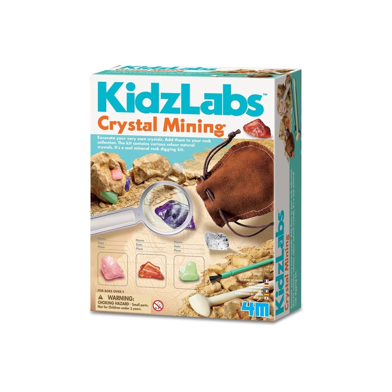 4M Kidz Labs Crystal Mining
