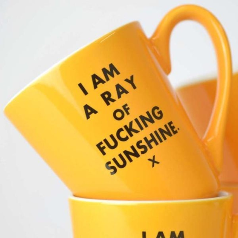 I Am A Fucking Ray Of Sunshine – Ceramic Mug 16 oz