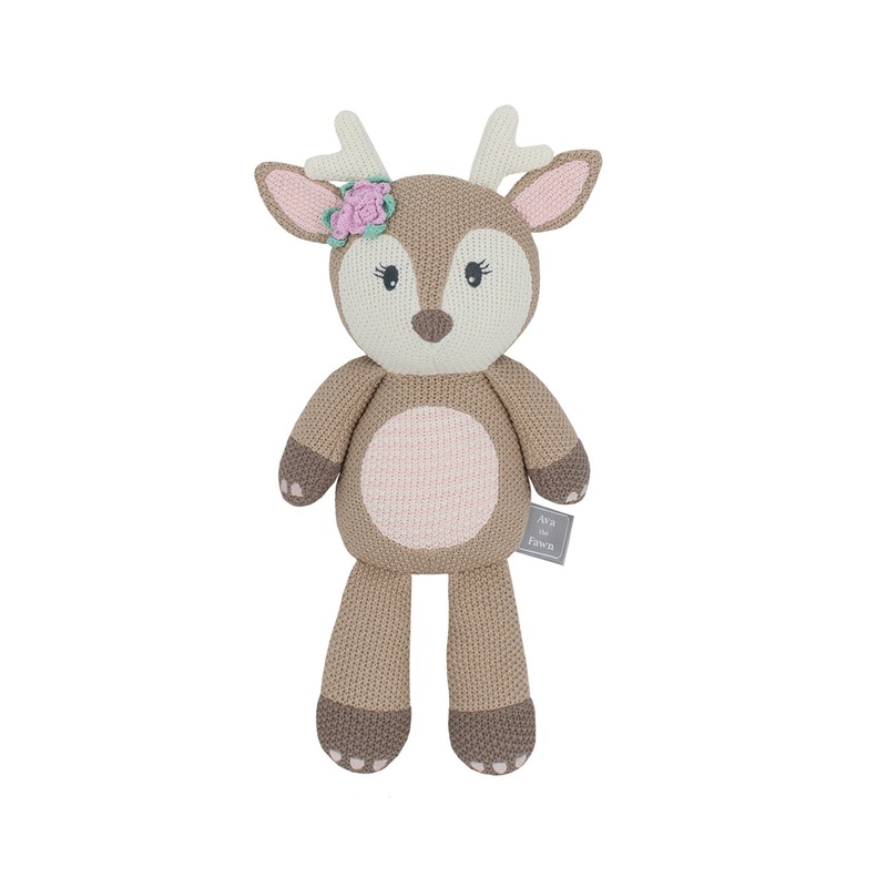 Knitted Toy Ava the Fawn