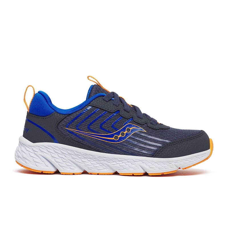 Saucony Kid’s Wind 3.0 A/C Sneaker (Navy/Peel)