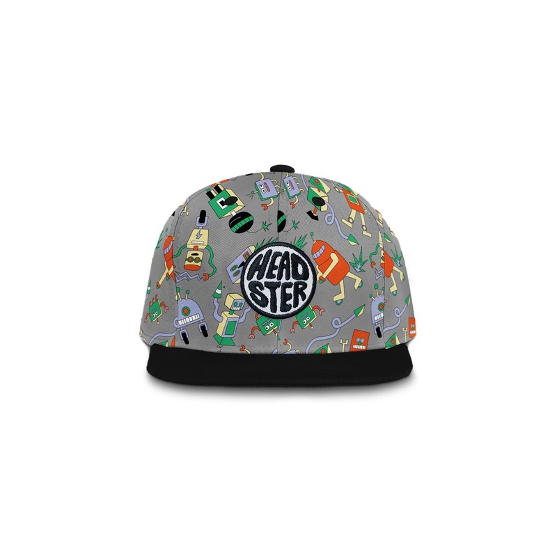 Headster Kids Robotic Chaos Grey Mix Snapback