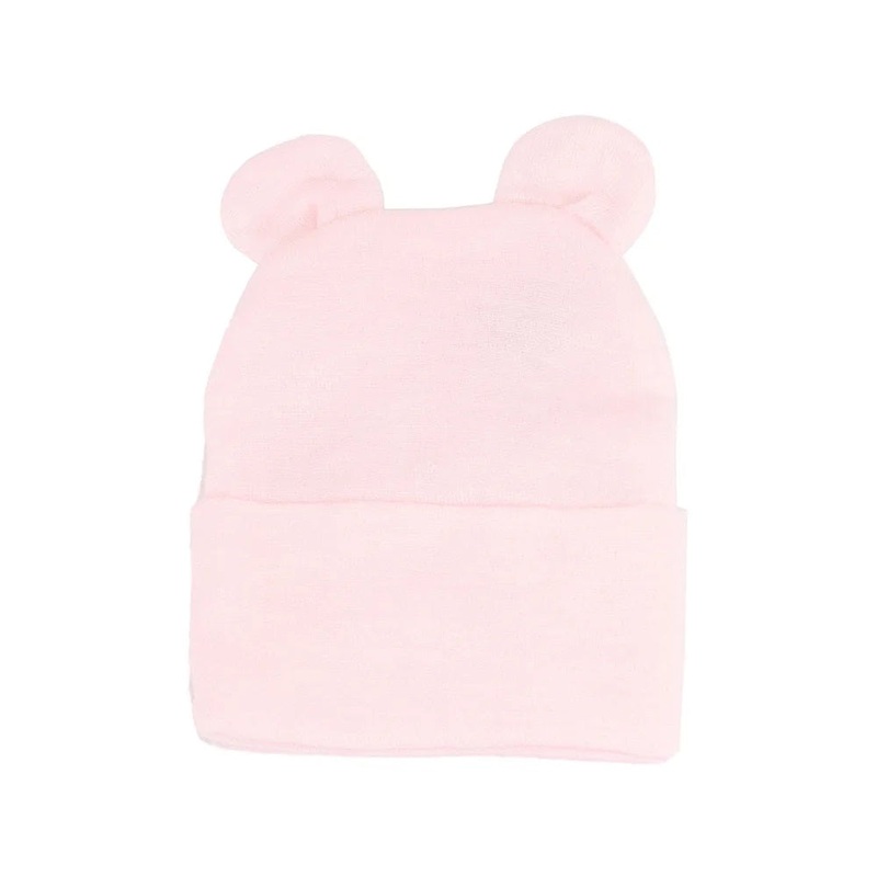 Kidcentral Newborn Ears Hat (Pink)