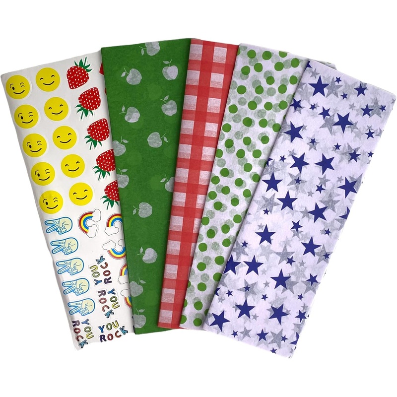 Yumbox Sandwich Paper Wrap & Stickers (Stars)