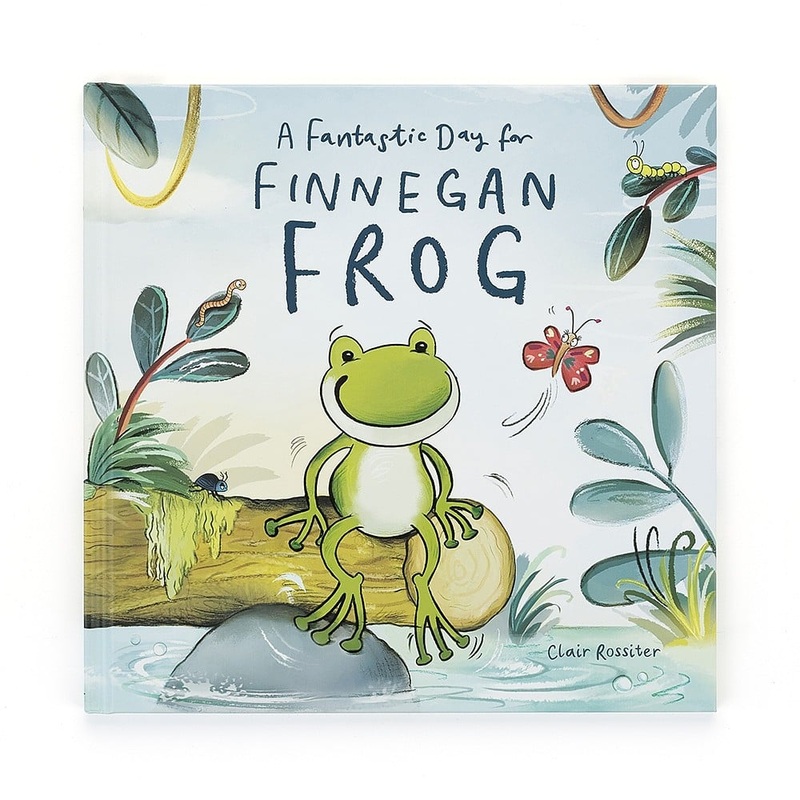 A Fantastic Day for Finnegan Frog Book by Jellycat