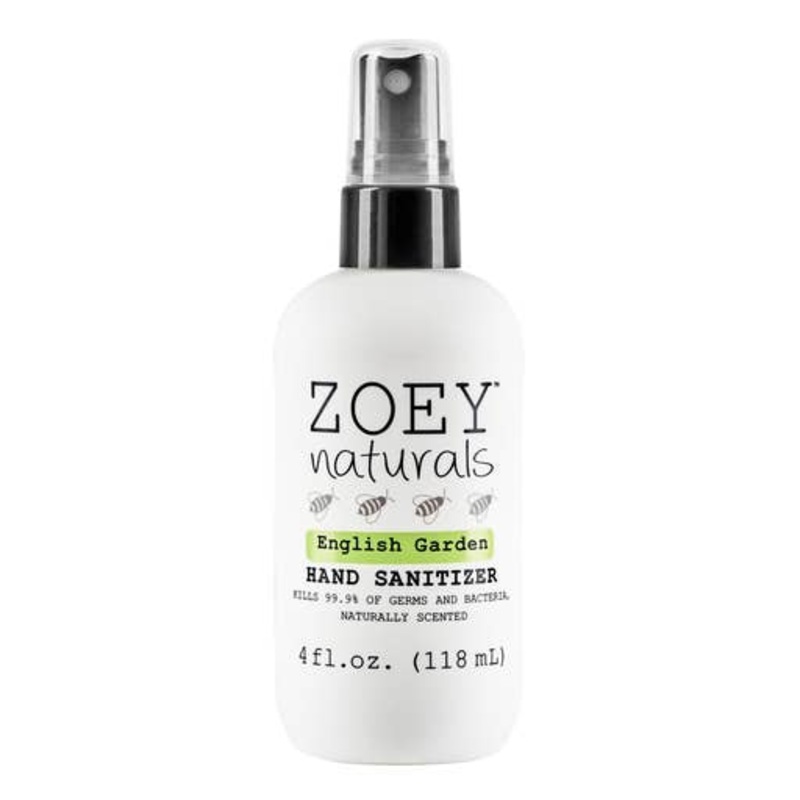 Hand Sanitizer – English Garden by Zoey Naturals