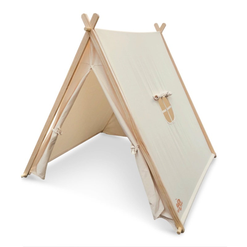 Indoor/Outdoor Play Tent – Natural by Kinderfeets