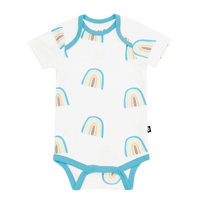 Kyte Baby Short Sleeve Bodysuit (Makai Rainbow)
