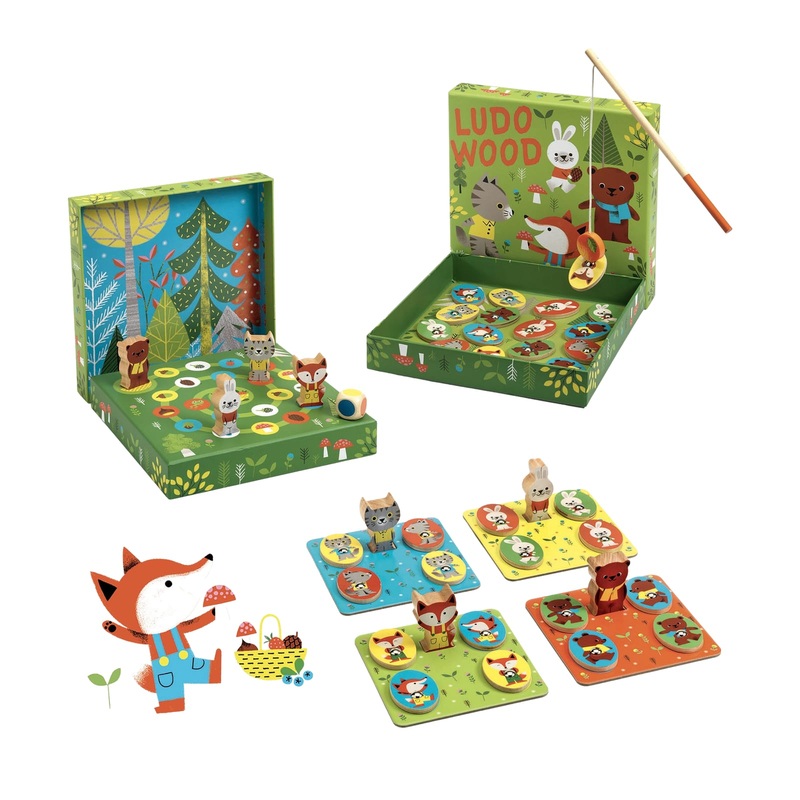 Ludo Wood – 4 Games In One