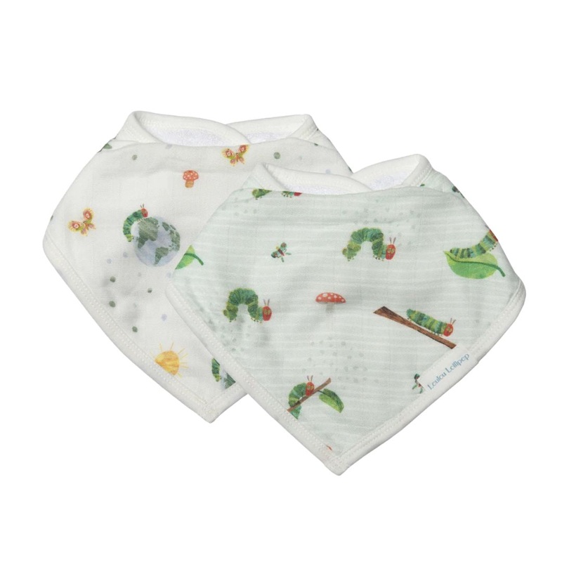 Muslin Bandana Bibs – Eric Carle World of Wonder by Loulou Lollipop