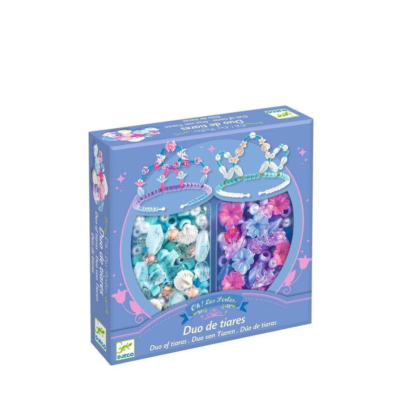 2 Bead Tiaras Craft Set – Blue