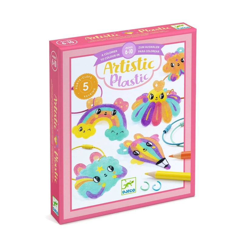 Artistic Plastic Keyring Craft Set – Kawaii