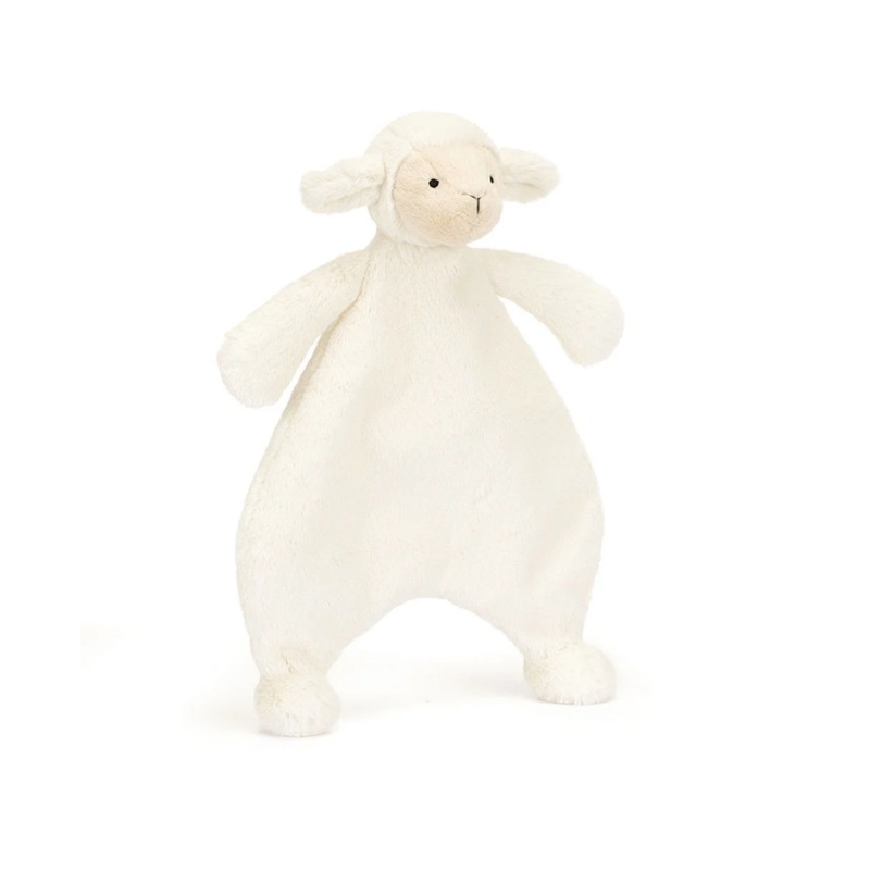 Bashful Lamb Comforter – 11×7 Inch by Jellycat