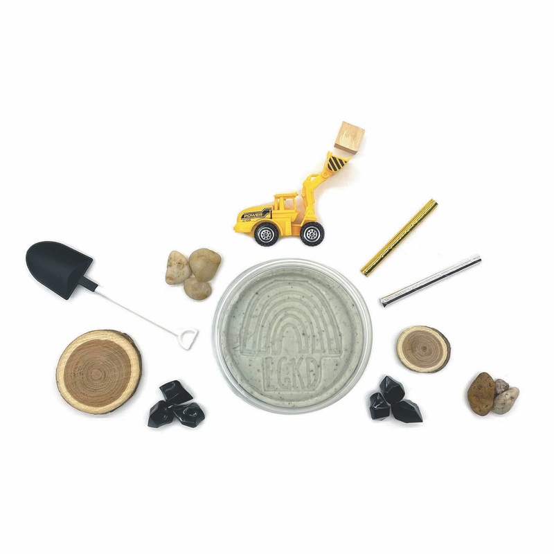 Construction Sensory Play Dough Kit by Earth Grown KidDoughs