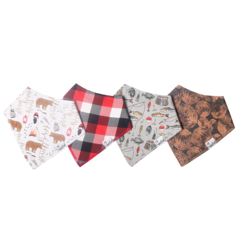 Single Bandana Bib – Lumberjack by Copper Pearl