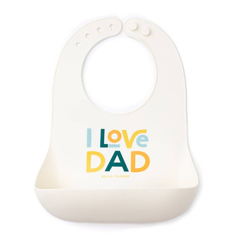Wonder Bib – I Love Dad by Bella Tunno