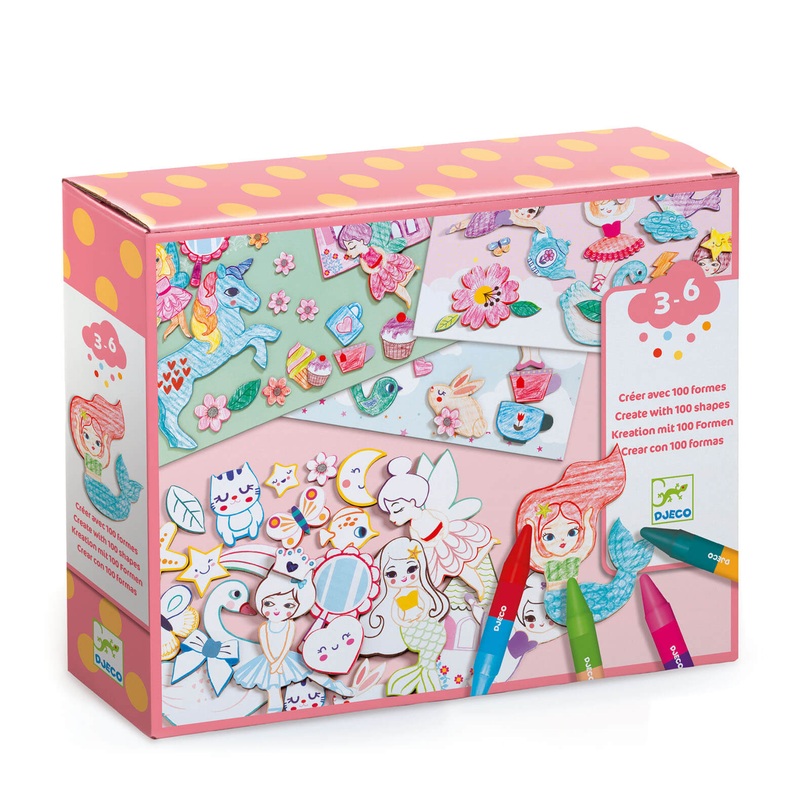 Colouring Collage Craft Set – Girls