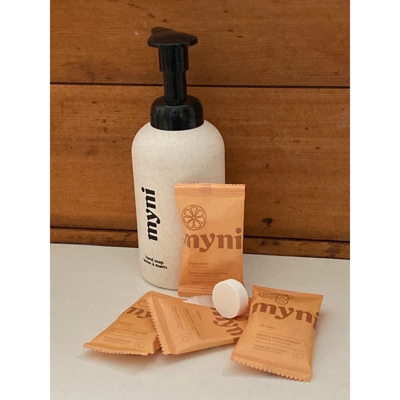 EcoHome – REUSABLE HAND SOAP BOTTLEmade from WheatStraw!