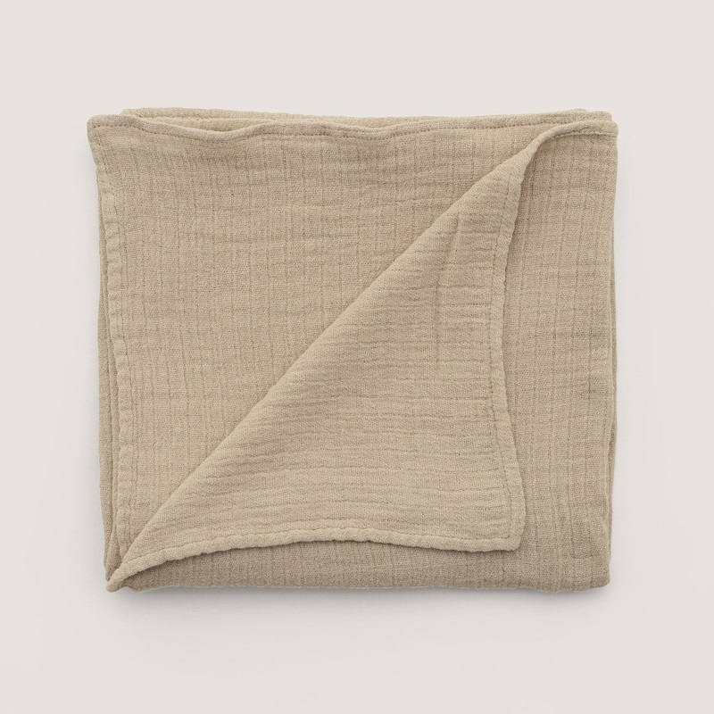 Garbo&Friends Muslin Swaddle Blanket  Olive