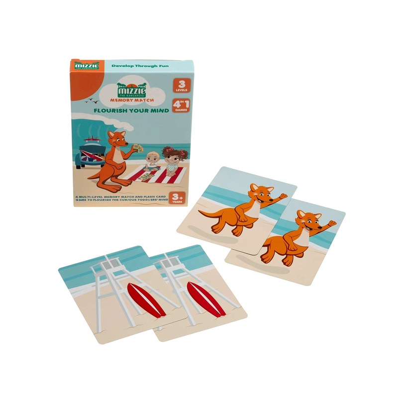 Mizzie The Kangaroo Mizzie Memory Match Cards