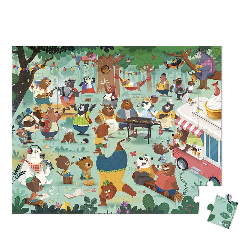 Puzzle Family Bears- 54 Pieces
