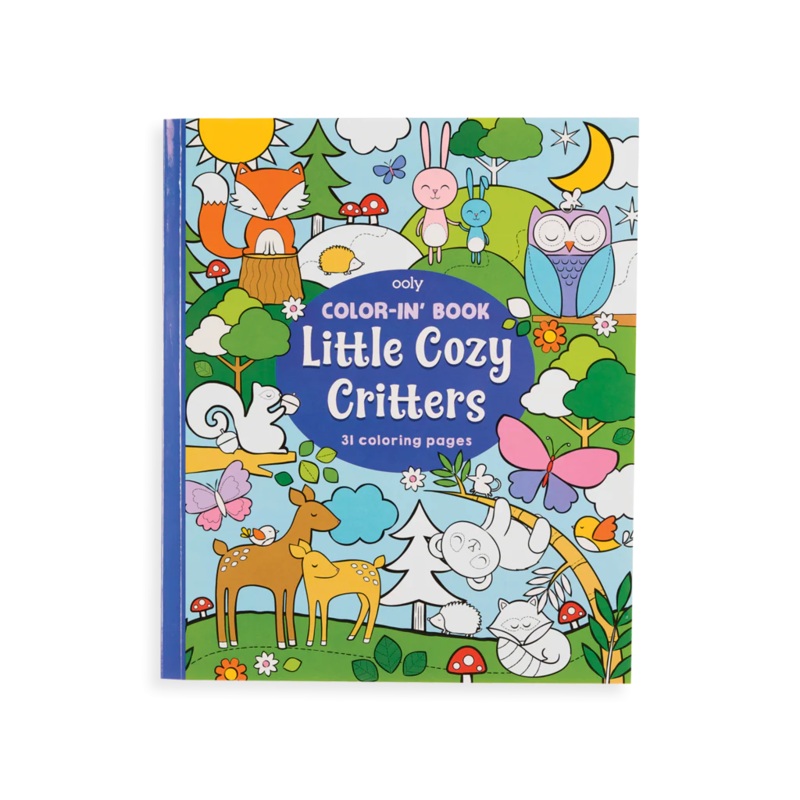 Color-in Book – Cozy Little Critters by OOLY