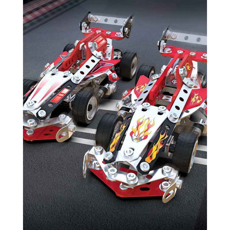 Meccano 10 Multi Model Set Racing Vehicles