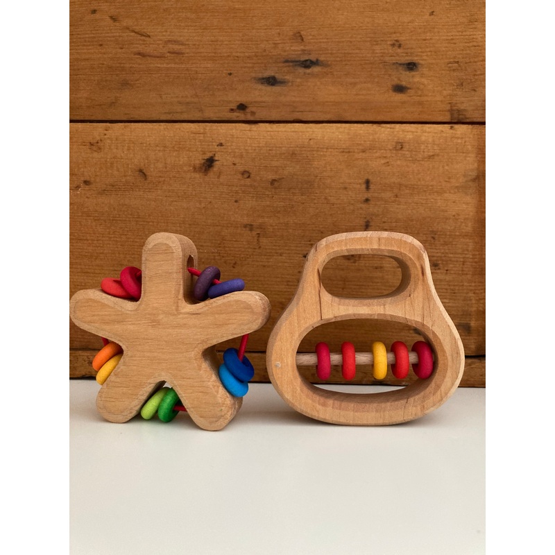 Wooden Toy, Baby – GRASPING RATTLE TOYS