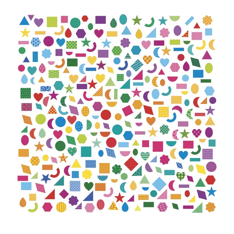 300 Stickers – Geometric Shapes