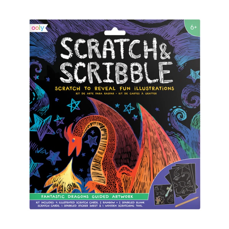 Scratch & Scribble – Fantastic Dragons by OOLY