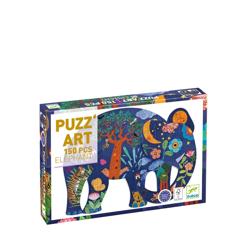 150 Piece Puzzle Art – Elephant