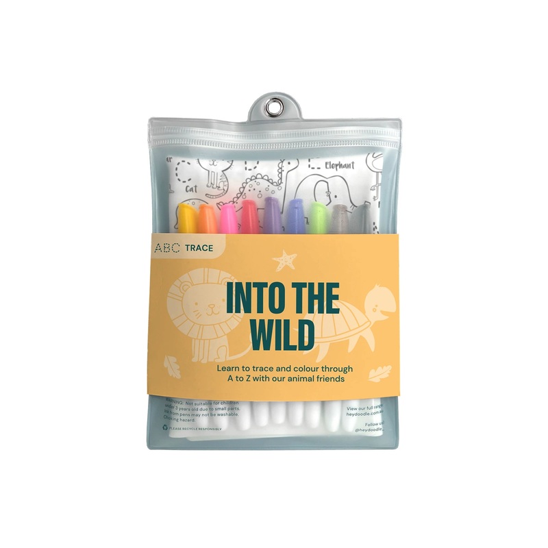 HeyDoodle Mats ABC Series Animals