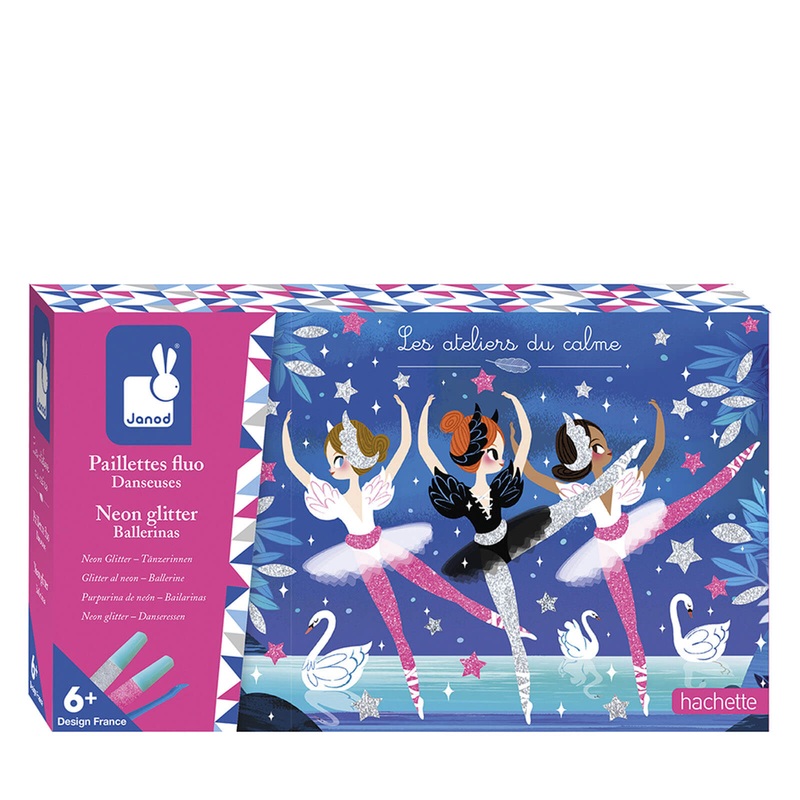 Neon Glitter Ballerinas