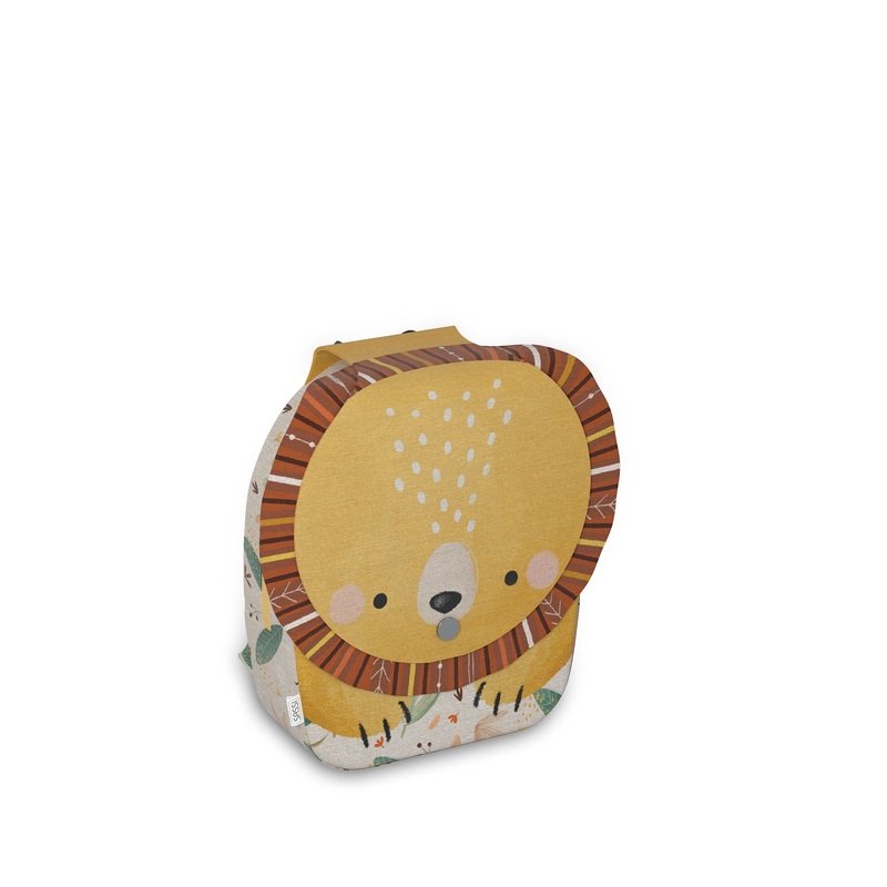Sassi Cotton A5 Backpack Chompy The Lion