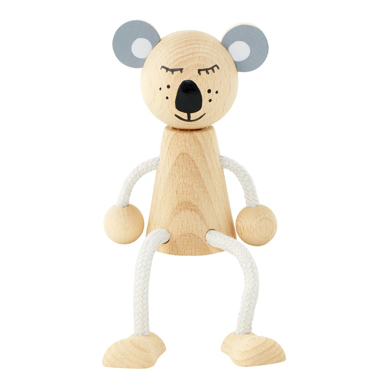 Wooden Sitting Koala – Heath