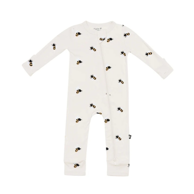 Zippered Romper – Bee Mine by Kyte Baby
