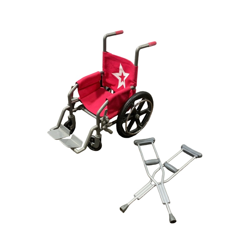 American Girl Wheelchair And Cast Acessories