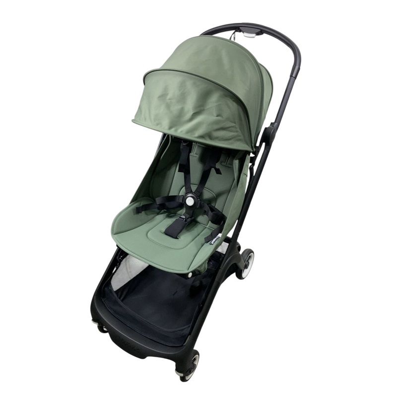 Bugaboo Butterfly Stroller, 2024, Black, Forest Green, Forest Green