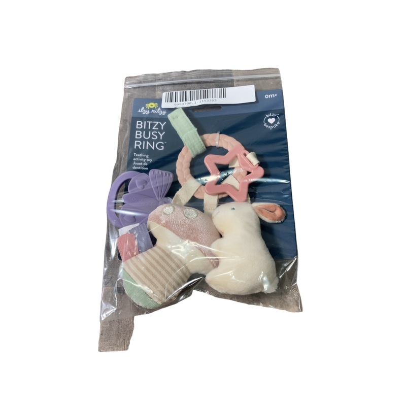Itzy Ritzy Bitzy Busy Ring Teething Activity Toy, Bunny