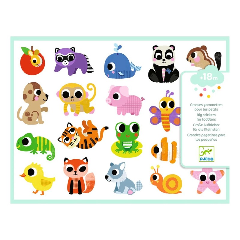Toddler Stickers – Baby Animals by Djeco