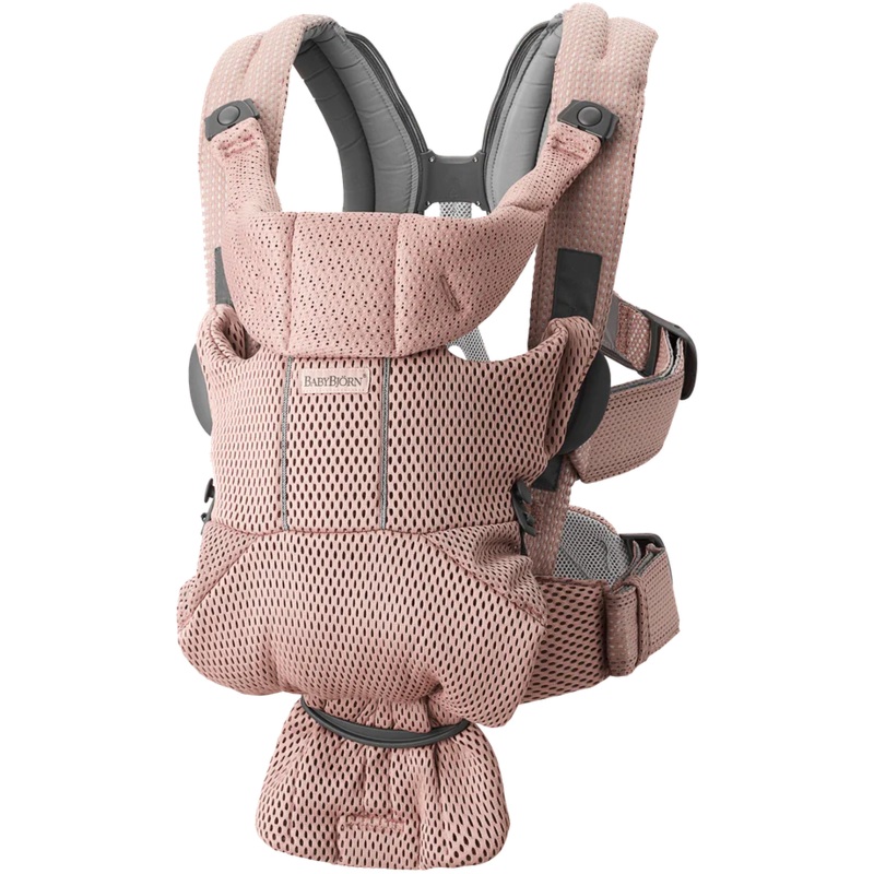 BabyBjorn Baby Carrier Free 3D Mesh, Dusty Pink