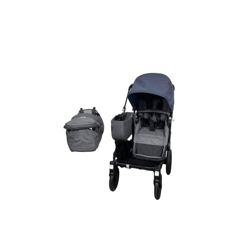 Bugaboo Donkey 5 Stroller Mono, 2021, Grey Melange, Black