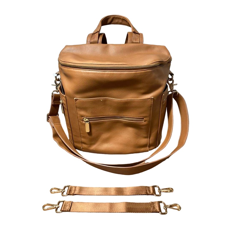 Miss Fong Leather Diaper Bag